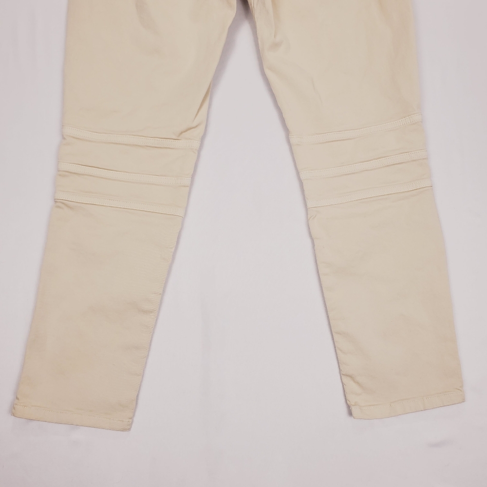 Zara Kahki Moto Pants Size 12 - Picture 16 of 16